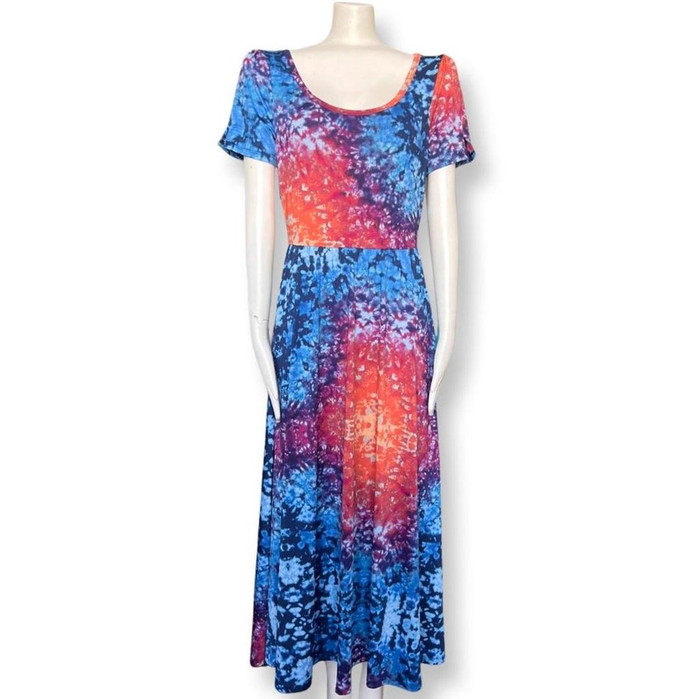 LulaRoe Tie Dye Maxi Dress